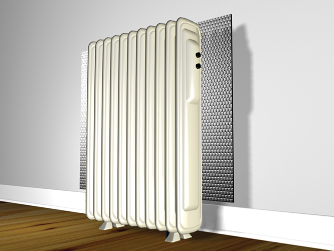 Image result for radiator foil reflectors